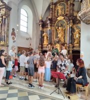 Rückblick auf die Schultaschensegnung in der Pfarrkirche Voldöpp