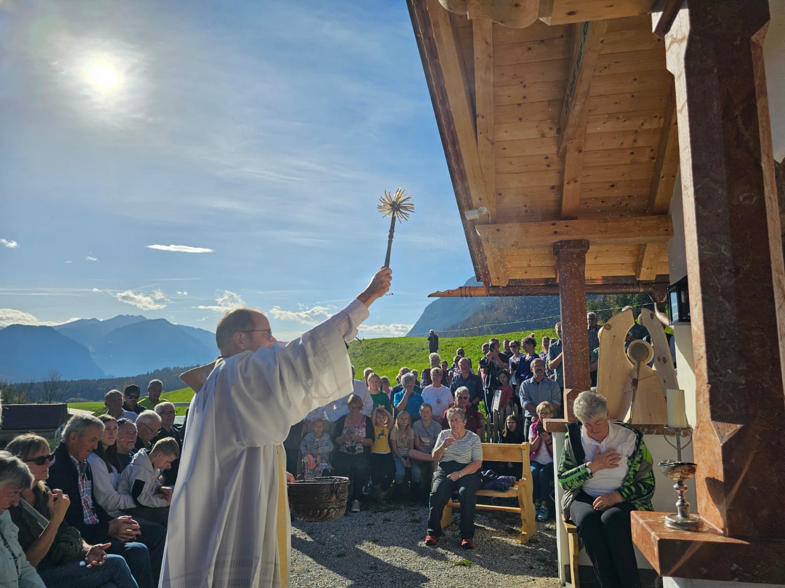 Segnung der Kapelle am Campingplatz